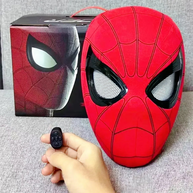 Máscara do Homem-Aranha / com controle abre e fecha olhos